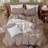 MooMee Gingham Duvet Cover Set 100% Washed Cotton Linen Like Lightweight-124443996-121465077