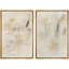 Art mural abstrait, ensemble de 2 reproductions d'art encadrées sur toile-118759319-118759323