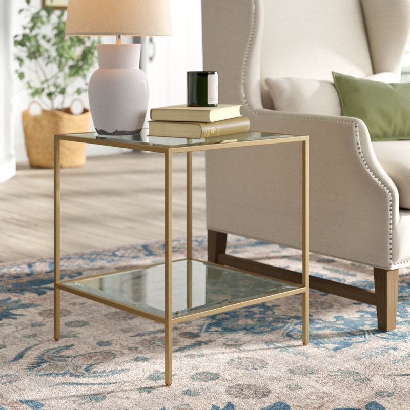 Edgarton Glass End Table