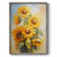 Reproduction encadrée FLORAL Series CDLXVI - bois massif-2052632315