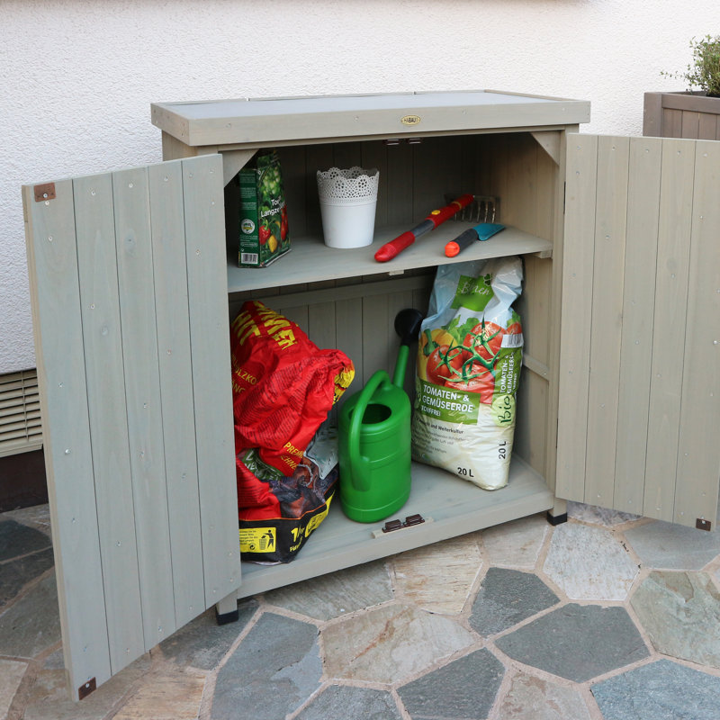 3 ft. W x 1 ft. D Solid Wood Tongue & Groove Flat Storage Shed