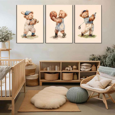 3 Piece Wrapped Canvas Print