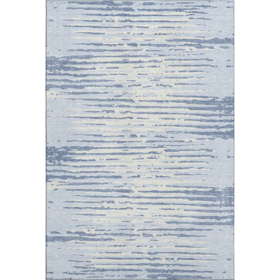 Premium Machine Washable Prisco Sky Rug