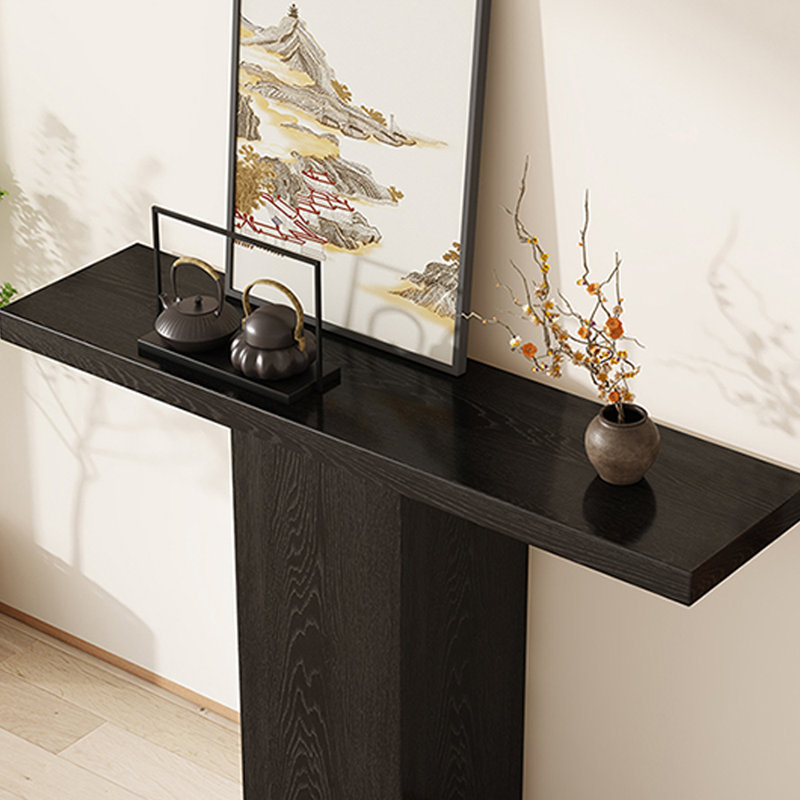 Console de style Wabi-Sabi, H 31,5 po x l 47,2 po x P 11,8 po
