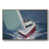 Toile naturelle avec cadre flottant