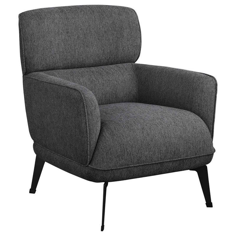 Joshual CAL117 Compliant 30.50'' Wide Armchair, Grey Chenille