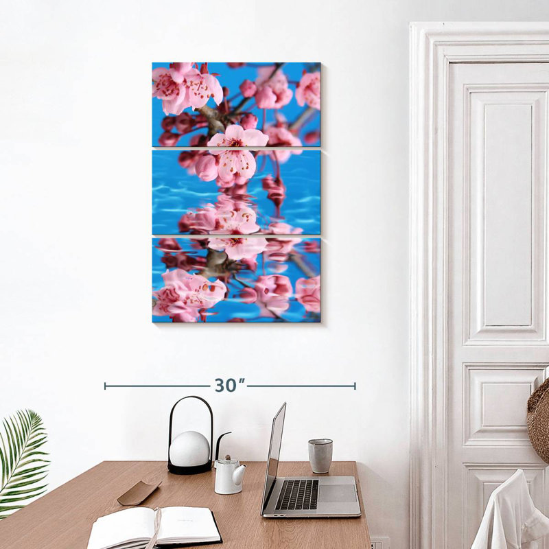 Harnek Sakura Reflection, 32" H x 20" W