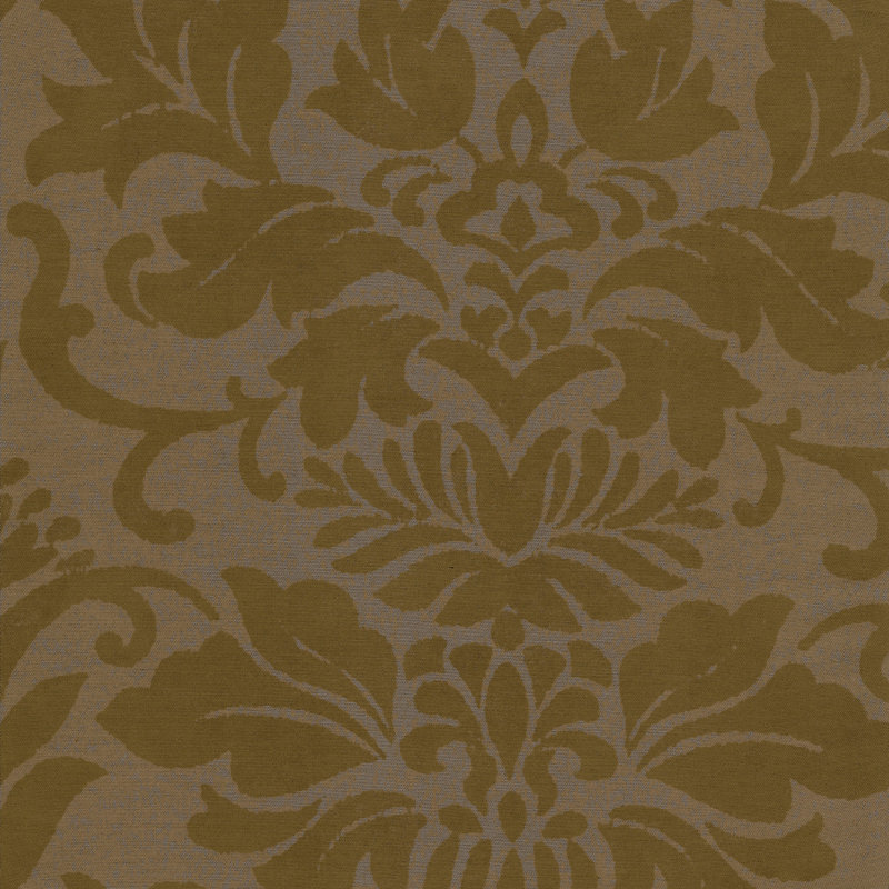 Cantonnière à motif pompon et cascade Alicia, Or antique