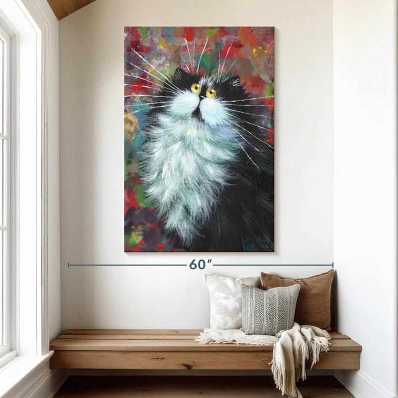 Brampt Zen Cat, 51" H x 34" W