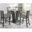 2 tabourets de bar modernes en velours luxueux, tissu de velours gris, noir riche, meubles en bois
