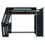 Lit mezzanine Gaming avec bureau intégré et éclairage intelligent RVB-1668218814