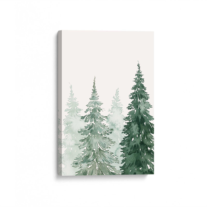 «Whispering Spruce Shadows I», toile tendue, H 36 po x l 24 po