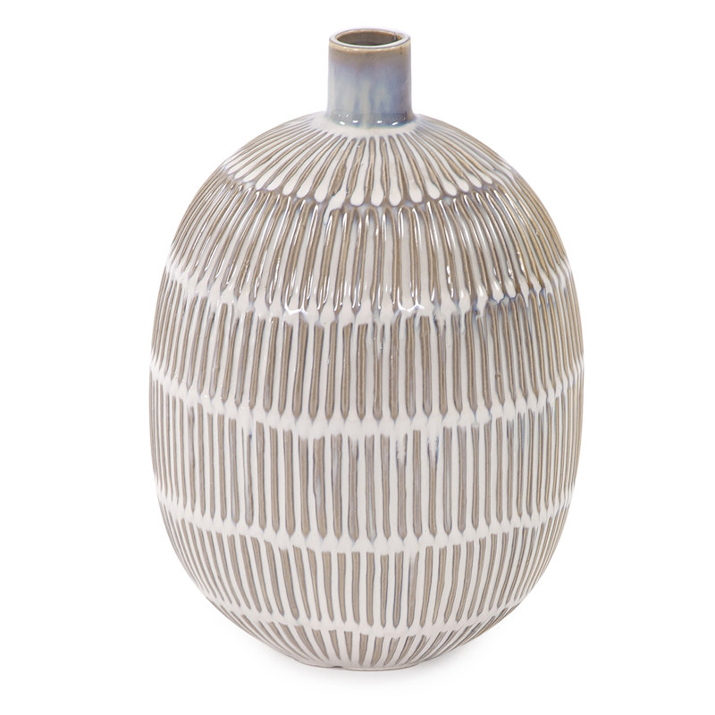 Ceramic Table Vase, 11'' H x 7.5'' W x 7.5'' D