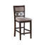Ensemble de 5 tables de comptoir Gary, brun cerise