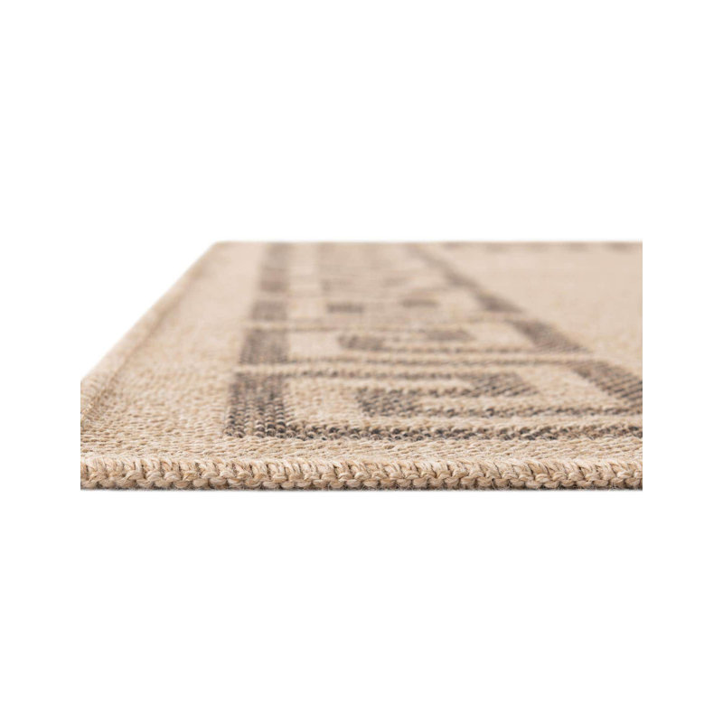 Tapis en polypropylène tissé à la machine Mikayla, Tapis de couloir 2 pi 9 po x 8 pi