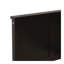 Lit plateforme avec rangement, 2 tiroirs avec roulettes, structure simple, espresso