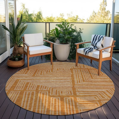 Machine Washable Indoor/Outdoor Chayden ACN1045 Rug
