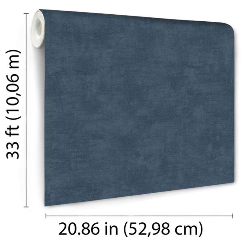 Papier peint texturé grain, Bleu