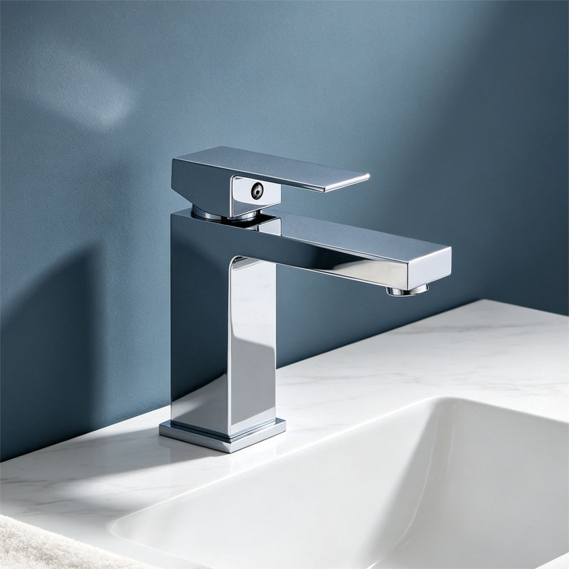 Topcraft Single-Hole, Single-Handle Bathroom Faucet