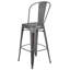 Tabouret de bar d'intérieur enduit transparent de 30 po de hauteur-288415395-288415402-288415448