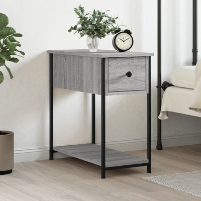 Gelueck 30cm W Iron Bedside Table