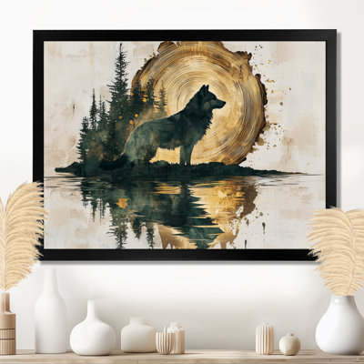 Wolf Guardian Of The Forest III - Wolf Canvas Wall Art