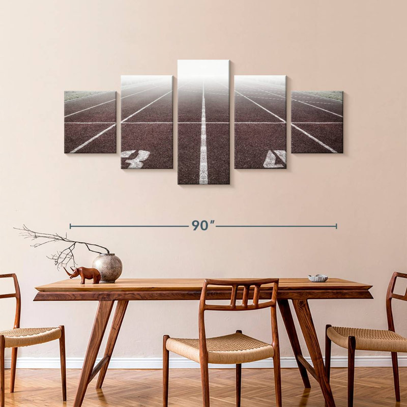 'Race Track, 42" H x 92" W