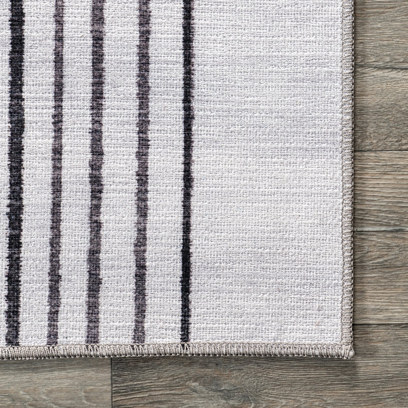 Martine SpinClean Abstract Sun Machine Washable Area Rug, Rectangle 3' x 5'