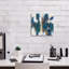«Blue Texture 1 Gold» par Danhui Nai, art mural sur toile-1583713561