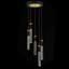 Luminaire suspendu en cristal à 5 lumières-84521145