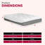 Ultra pelucheux 13 po Matelas moyen en mousse viscoélastique imprégnée de gel pour lit dans une boîte avec housse en jacquard double couche-585585088