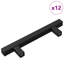 Vidaxl Cabinet Handle Black Stainless Steel Modern Cabinets Drawer Pull