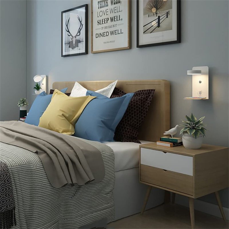 LED Flush Mounted Sconce, White