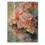 Abstract Hydrangea Summer Reflection II - Hydrangea Wood Wall Art - On Natural Pine Wood-606080762