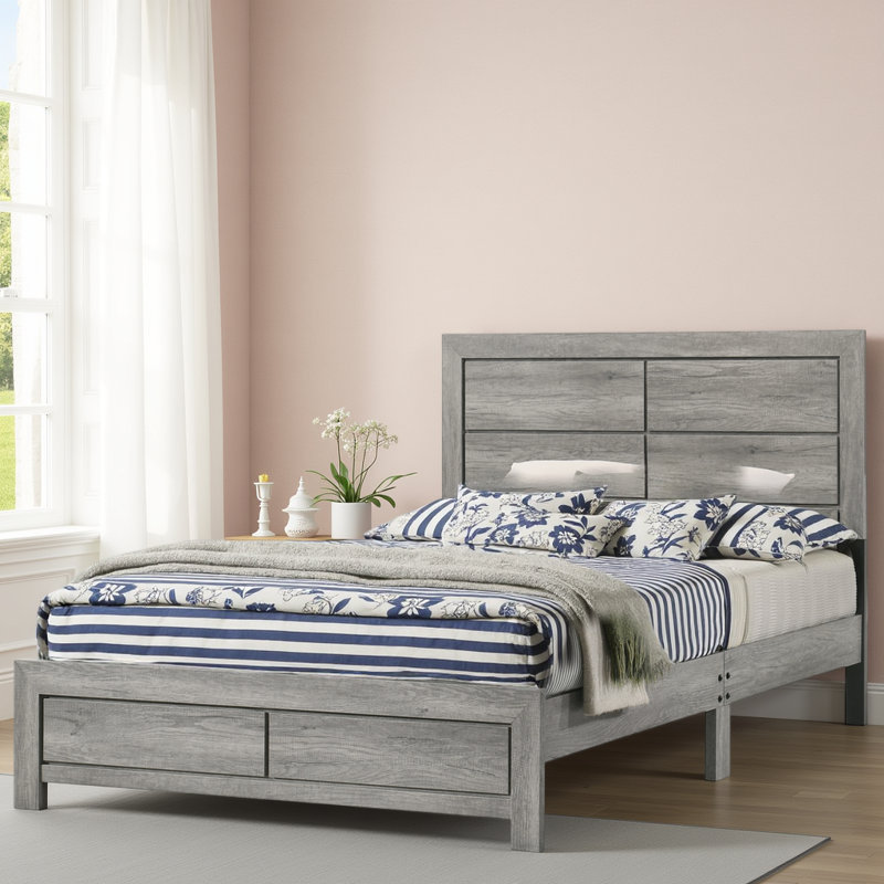Lit plateforme rustique pour enfant - structure en bois massif, finition grain de bois, pas de sommier tapissier nécessaire?