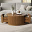 Table basse ronde avec tiroirs-1863071370