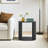 Davine 23.5"H Floor Shelf Storage Floor Shelf End Table