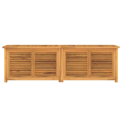 Dakota Fields Garden Storage Box With Bag Solid Wood Teak