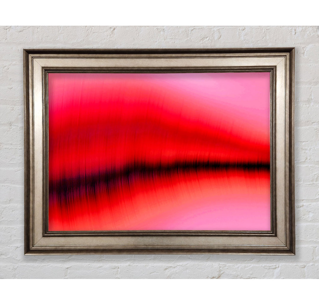 Pink Sound Wave - Einzelner Bilderrahmen Kunstdrucke