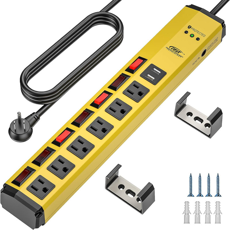Multiprise à 6 prises