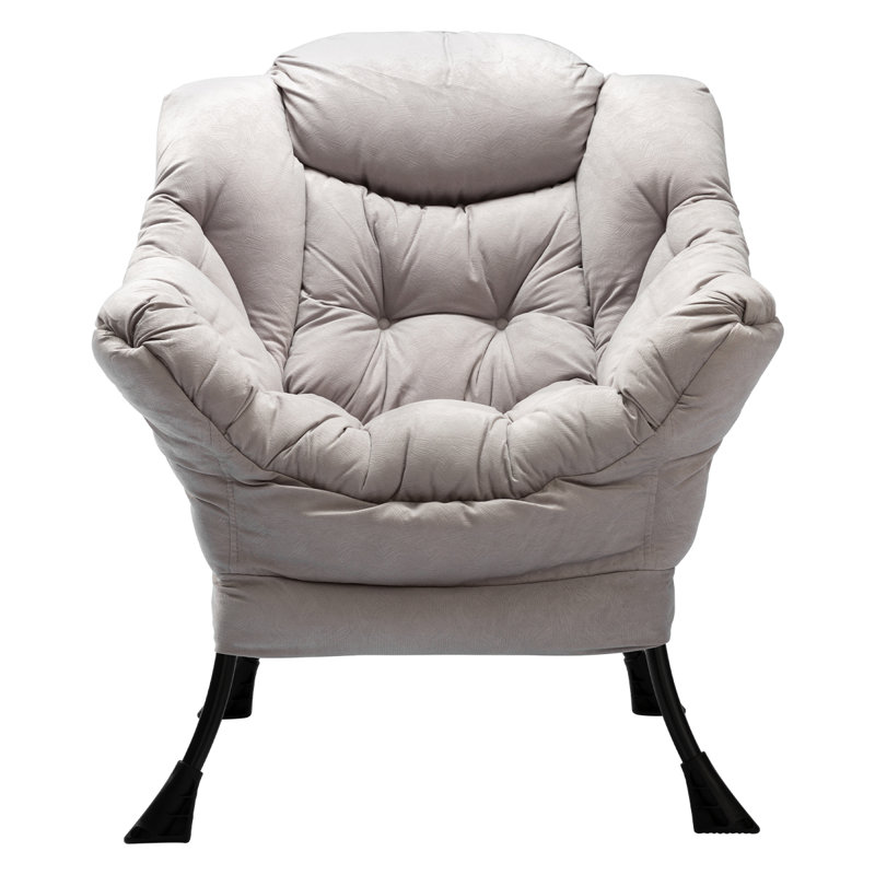 Armchair Accent Chair Lazy Chair, Grey