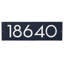 Plaque d’adresse murale sur 1 ligne flottante-41299728-41299971-41303794