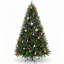 Arbre de Noël illuminé avec lumières pour la maison, décoration de fête, assemblage facile, support en métal-1190780853-1187886772