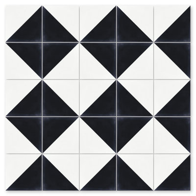 Man Overboard 7.87 in. x 7.87 in. Matte Tile