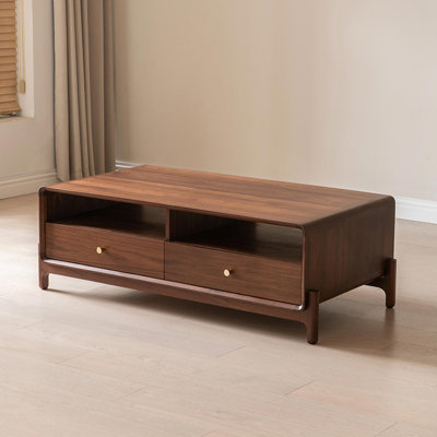 New Chinese-style solid wood square coffee table