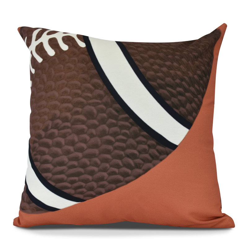 Housse de coussin d'extérieur carré Goals, Gourds and Gatherings, H 20 po x l 20 po, Orange
