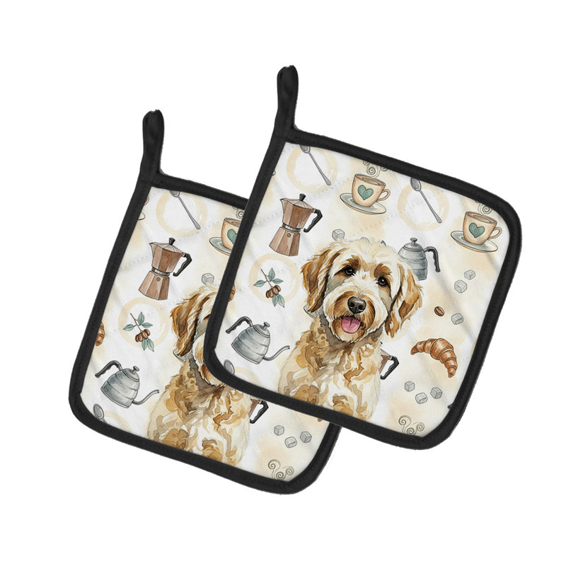 Paire de poignées Labradoodle