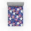 Drap-housse Ambesonne 4 juillet Patriotic American Star bleu royal blanc et rouge-106772206
