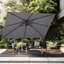 Kappel 10 X 13 Ft Rectangular Tilt Adjustable Curved Cantilever Umbrella With Base
