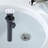 Lift Rod Bathroom Sink Drain with Overflow-104123045